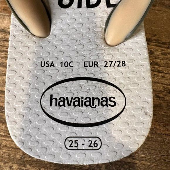 Kids Childrens Havaianas Star‎ Wars Baby Yoda Grogu Sandals Flip Flops Size 10 C - Picture 6 of 6